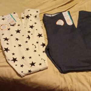 Star Leggings  and Blue Leggings